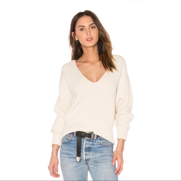 Free People Allure Pullover Ivory Sweater - Picture 4 of 7